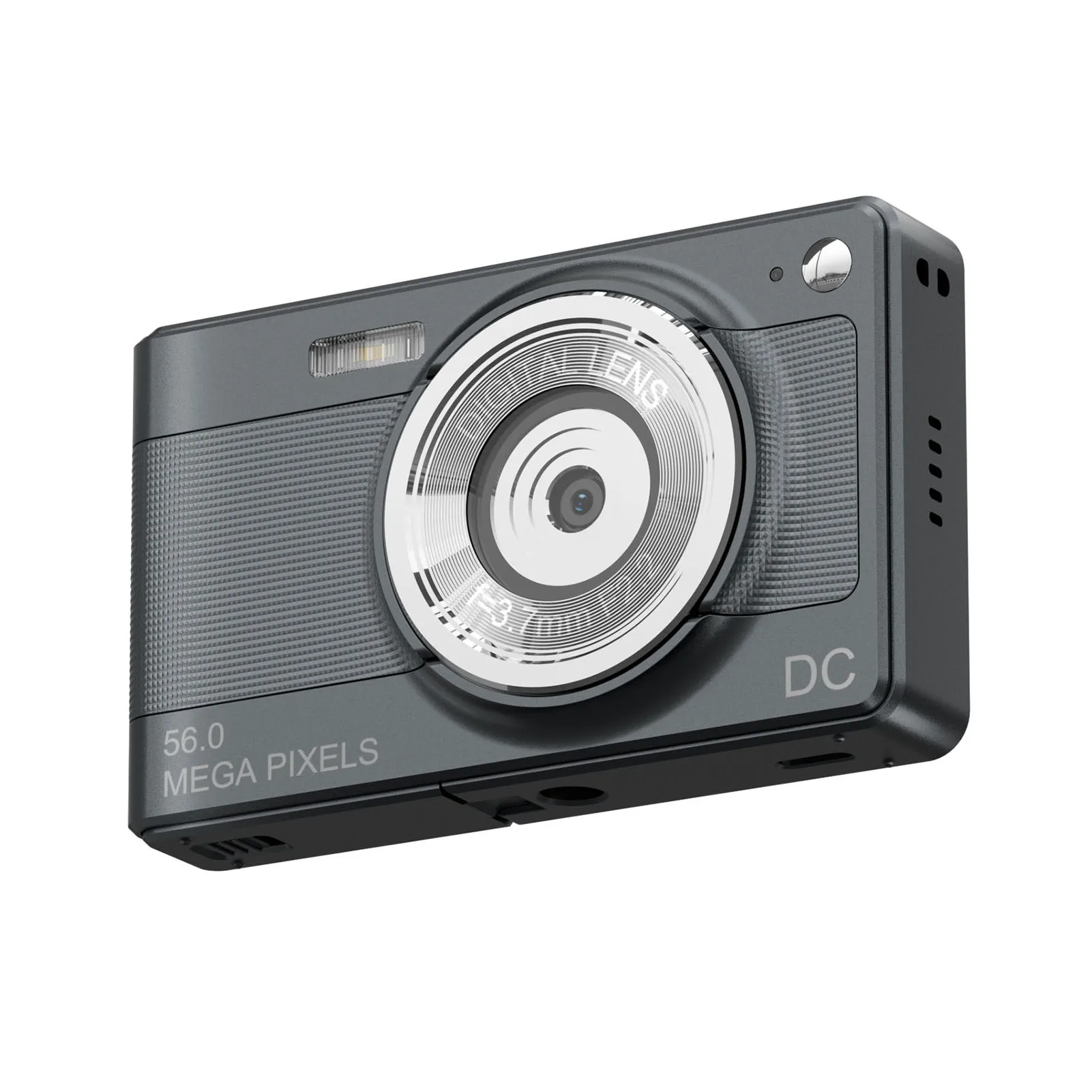 Videocámara digital HD 1080p (negra, 32 GB de memoria), 56 MP, pantalla IPS de 2,88 pulgadas, zoom digital 8x.