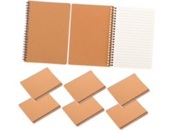 Juego De 10 Cuadernos Espiral Con Páginas En Blanco, Multiusos Para Estudiantes Y Oficinas, Diario