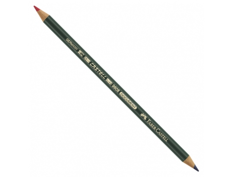 Lápices Faber Castell para Documentos 9608 Vermelho/Azul