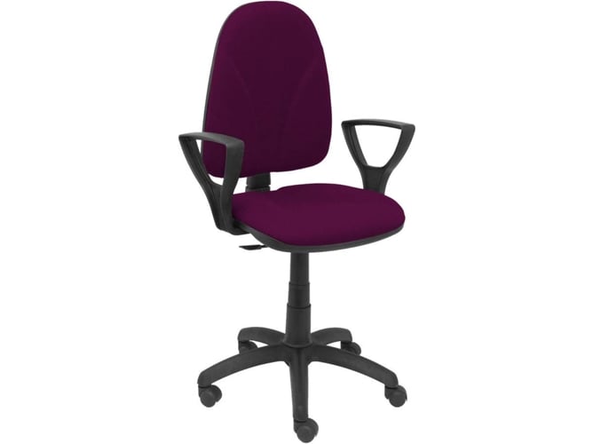 Silla de Escritorio Operativa PIQUERAS Y CRESPO Algarra Morado (Brazos Fijos - Tejido)