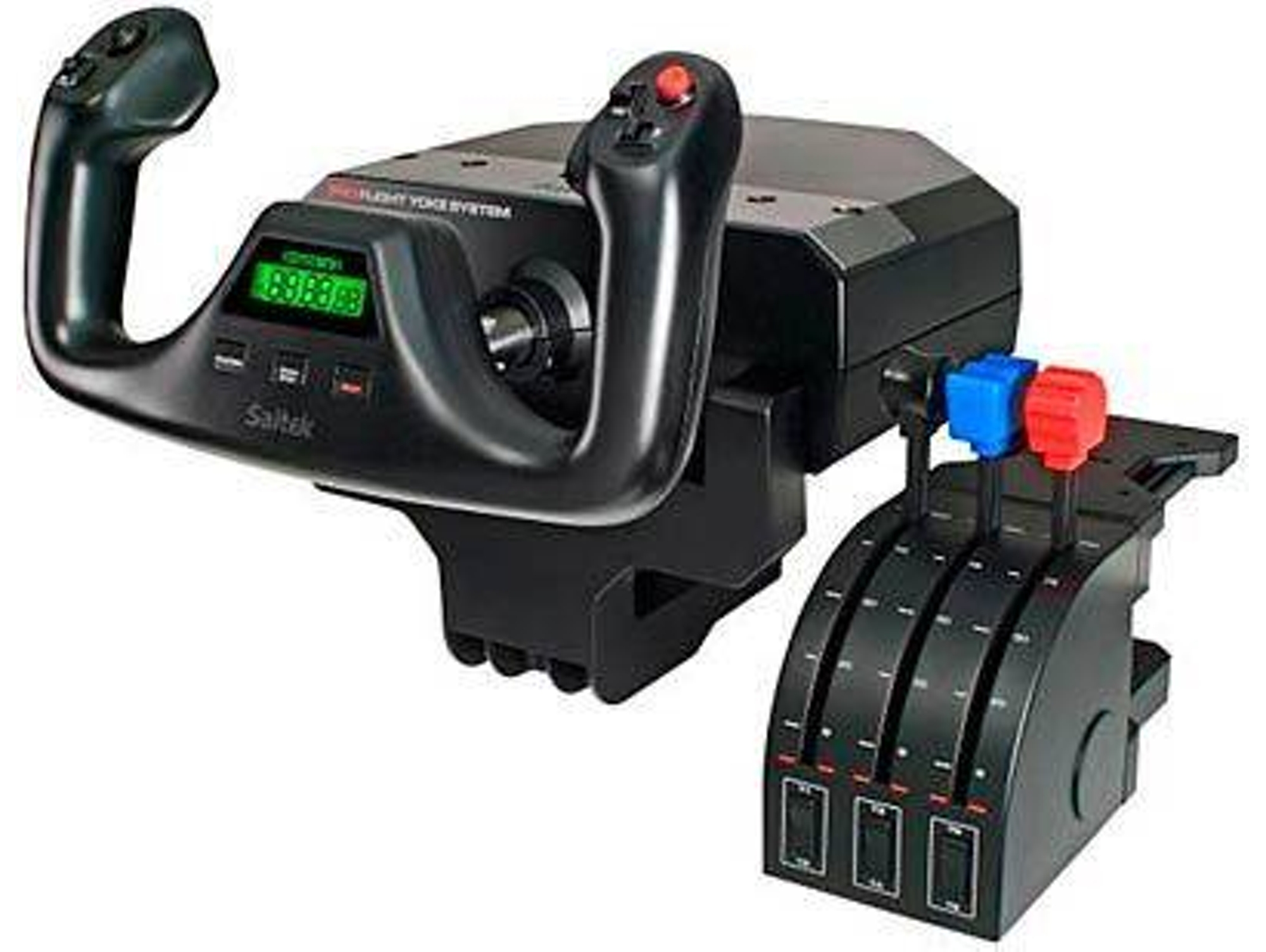 Mando para PC LOGITECH Pro Flight Yoke System Negro