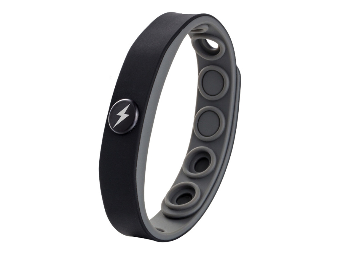 Pulsera Inalámbrica Antiestática De Silicona Con Iones Negativos Para Deportes, Para Hombres Y Mujeres, Color Negro.