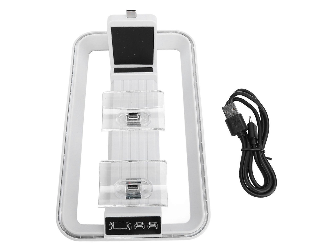 Estación de carga para controlador LED RGB 3 en 1, Plug &amp; Play, Tipo C, consola de carga dual, base de carga Chennnls