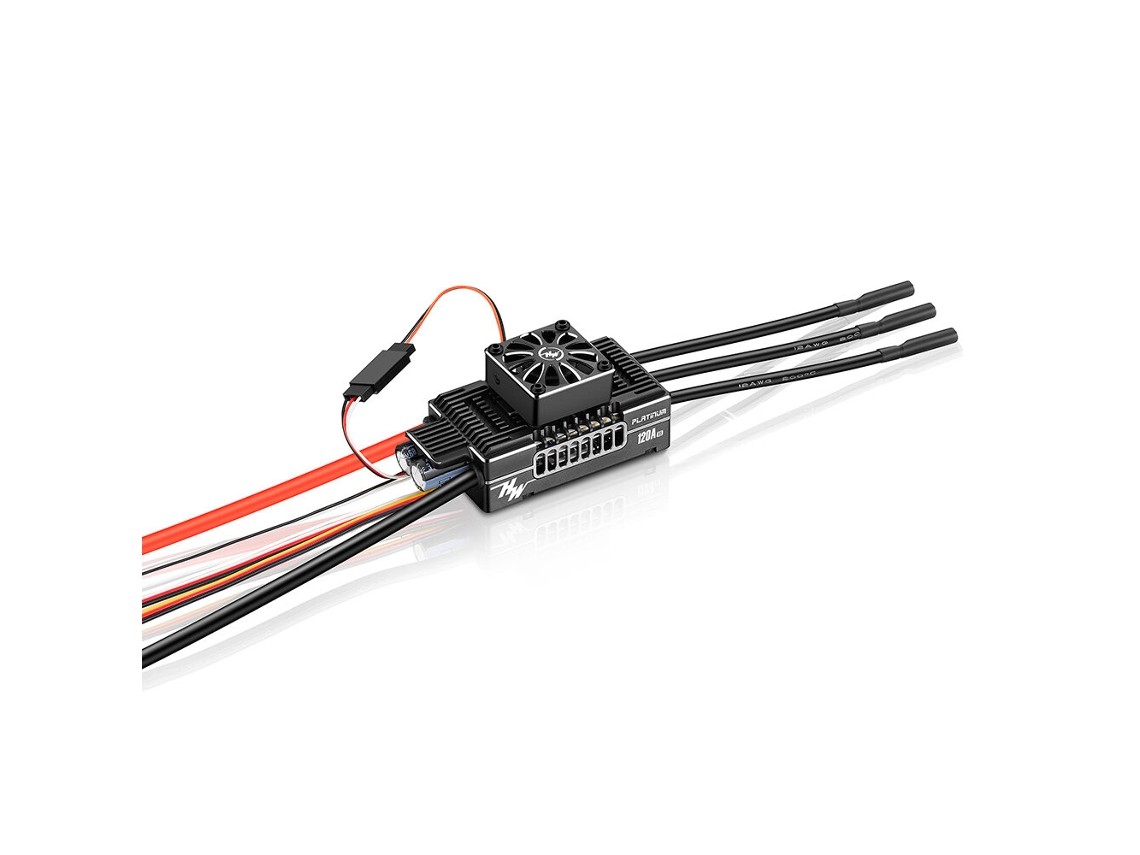 120ahobbywing Platinum 120a V5 Vbar Telemetry Ready Brushless Esc For Helicopter