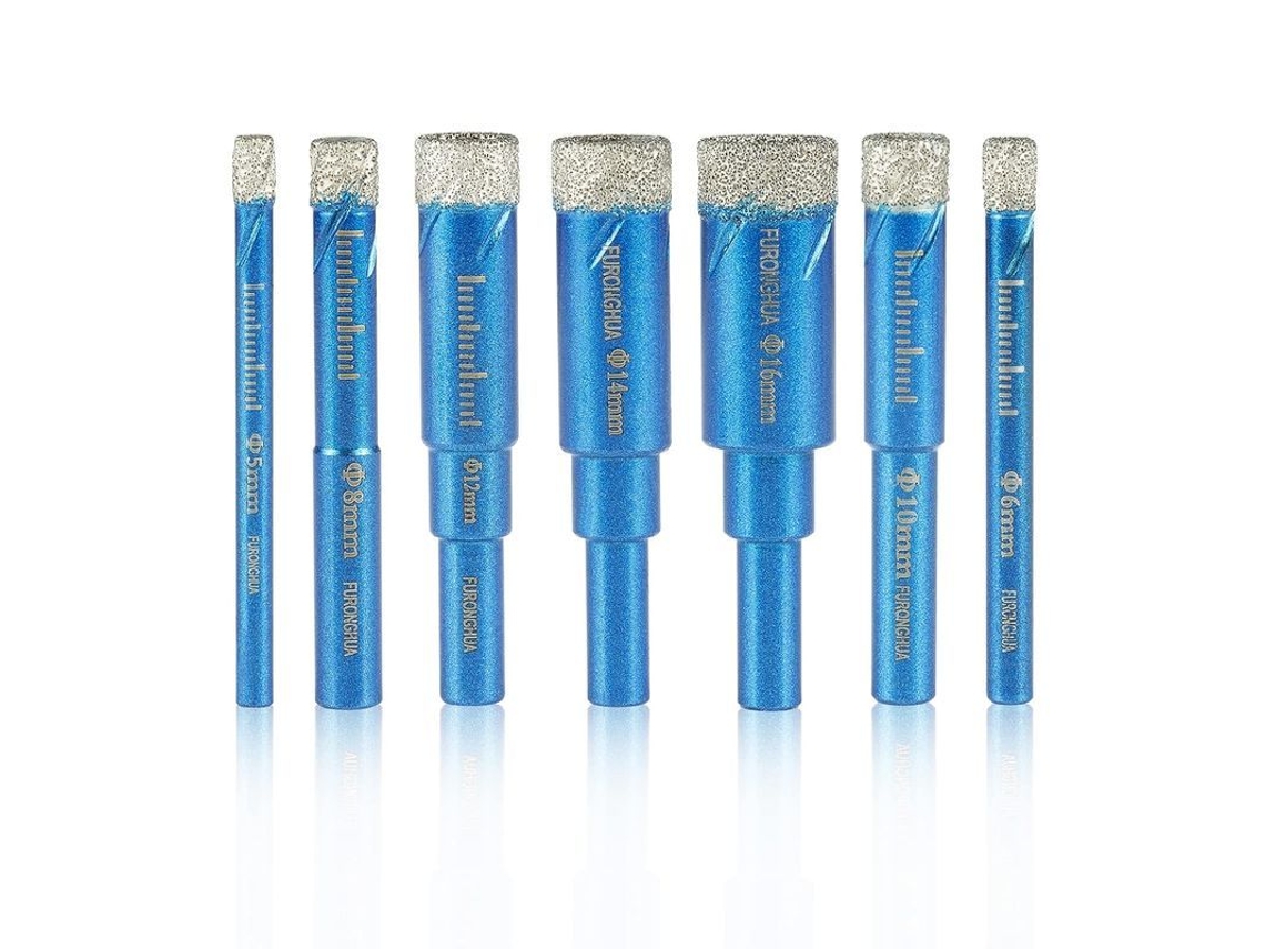 2026-brocas De Diamante Secas 5-16mm Para Vidrio Porcelana Baldosas Cerámica Granito Y Mármol