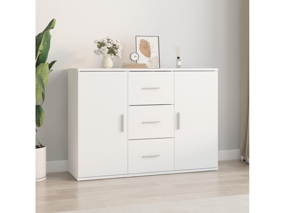 Aparador 91x29,5x65 cm Blanco Derivados de Madera Dkd Home Decor