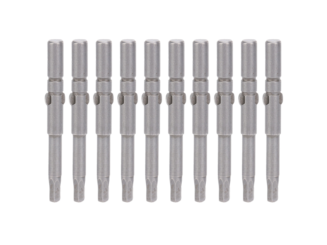 Juego De 10 Puntas De Destornillador Con Llave Hexagonal S2, Mango De Acero Aleado Magnético De 60 Mm, Para Herramientas Industriales.