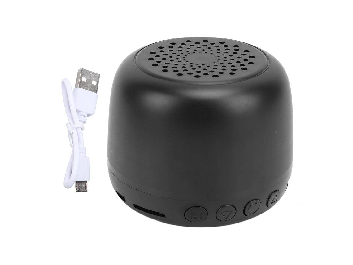 Caixa De Som Bluetooth Portátil Com Som Estéreo, Bateria Longa, Suporte A Cartão E Pen Drive, Compacta Para Festa, Viagem E Laptop Preta