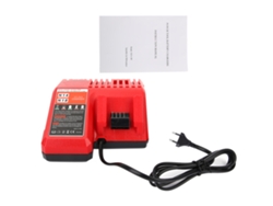 Carregador de bateria de lítio de 18 V para bateria de íon de lítio Milwaukee M18 com plugue europeu de 220 V
