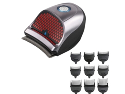 Kit de autocorte, con cable e inalámbrico, batería de litio Max, cortador ergonómico de goma, peines con guía de longitud, para un kit práctico