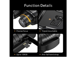 Binoculares y gafas de visión nocturna con zoom digital de 2600 pies e infrarrojos 10x, 7 niveles, video HD de 1080p, pantalla de 2 a 8 pulgadas, batería recargable de 2000 mA Yizhood