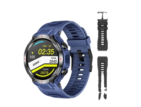 Reloj inteligente K22 con llamada Bluetooth para hombre, rastreador de actividad/deporte al aire libre, ritmo de reproducción de música, reloj inte...