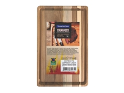 Tabla de cortar Tramontina 33 x 22 x 1,8 cm Natural Rectangular Madera