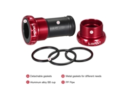 Rodamiento inferior para bicicleta de montaña, rosca de 68 mm/73 mm, cigüeñal de aluminio.