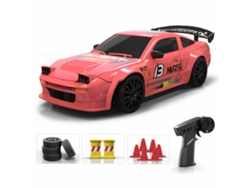 Rojo Dos Bateríaswh S812 1/24 2.4g 4wd Coche Rc De Derrape Vehículos De Carretera Modelo Rtr