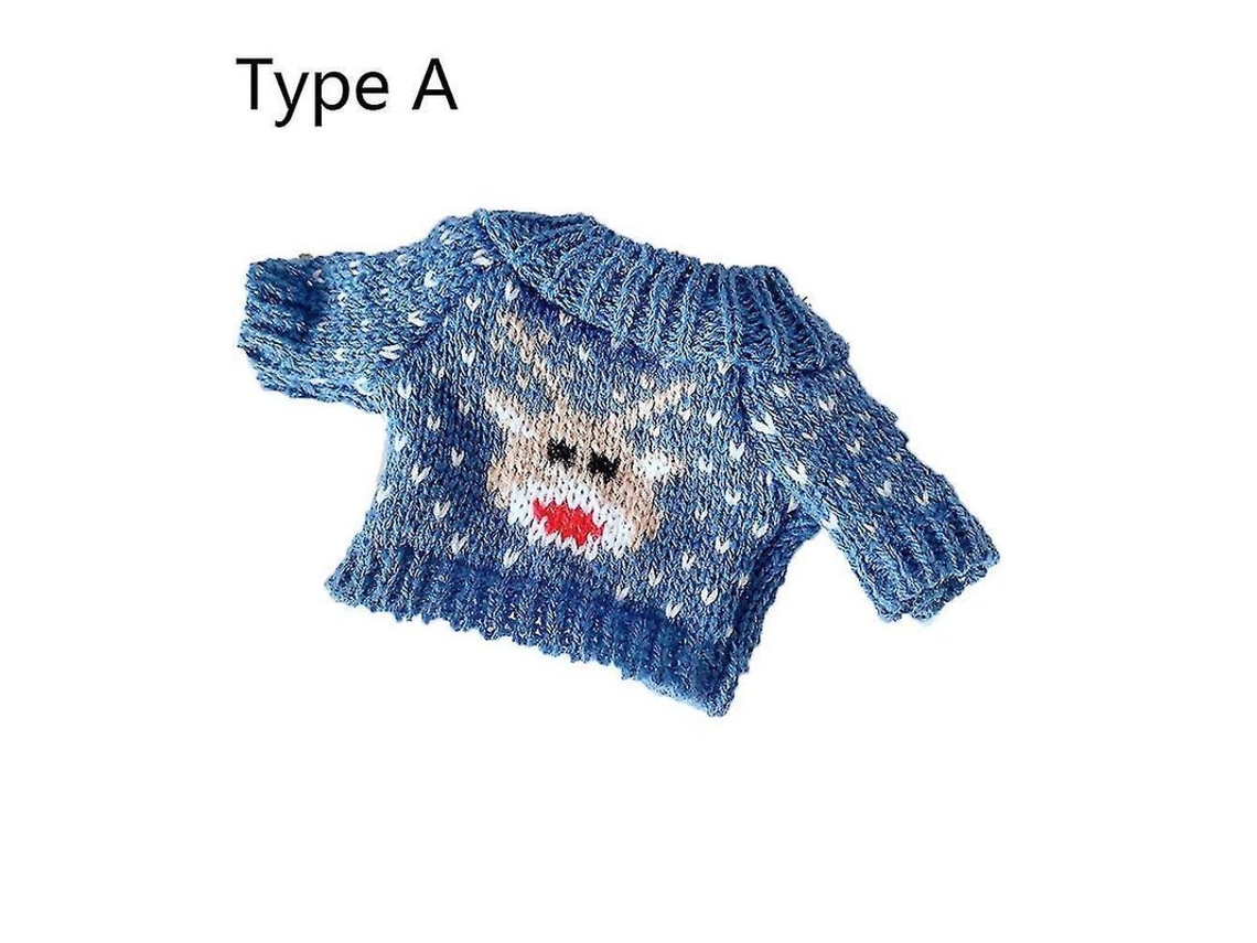 Suéter De Ganchillo Para Muñecos De Peluche De 20 Cm, Ropa Y Accesorios Para Muñecas, Regalos Y Juguetes Para Niños De 7 A 12 Años.