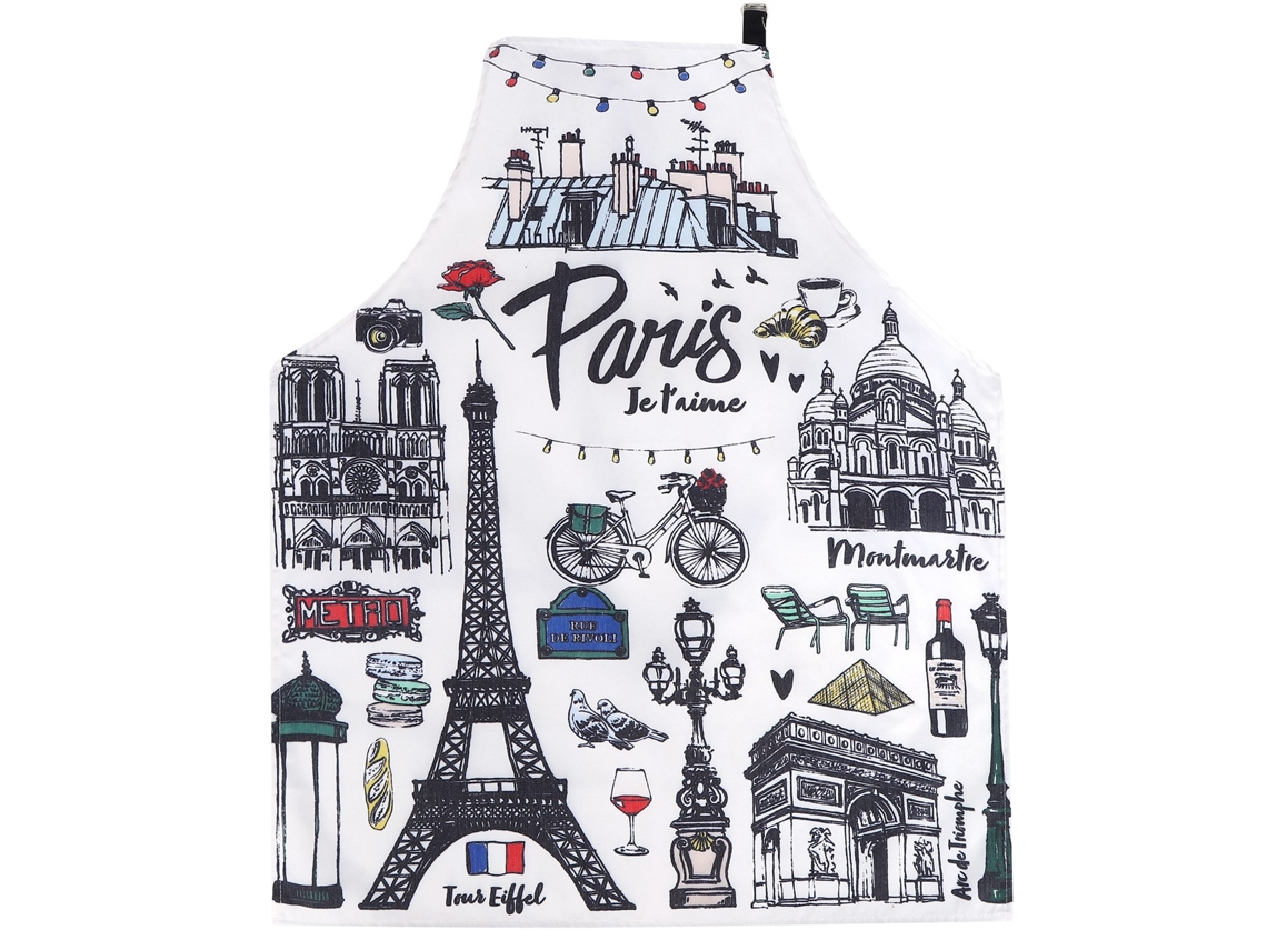 Baok - Delantal de cocina unisex con estampado de dibujos animados para cocinar y limpiar en casa (accesorio 7)