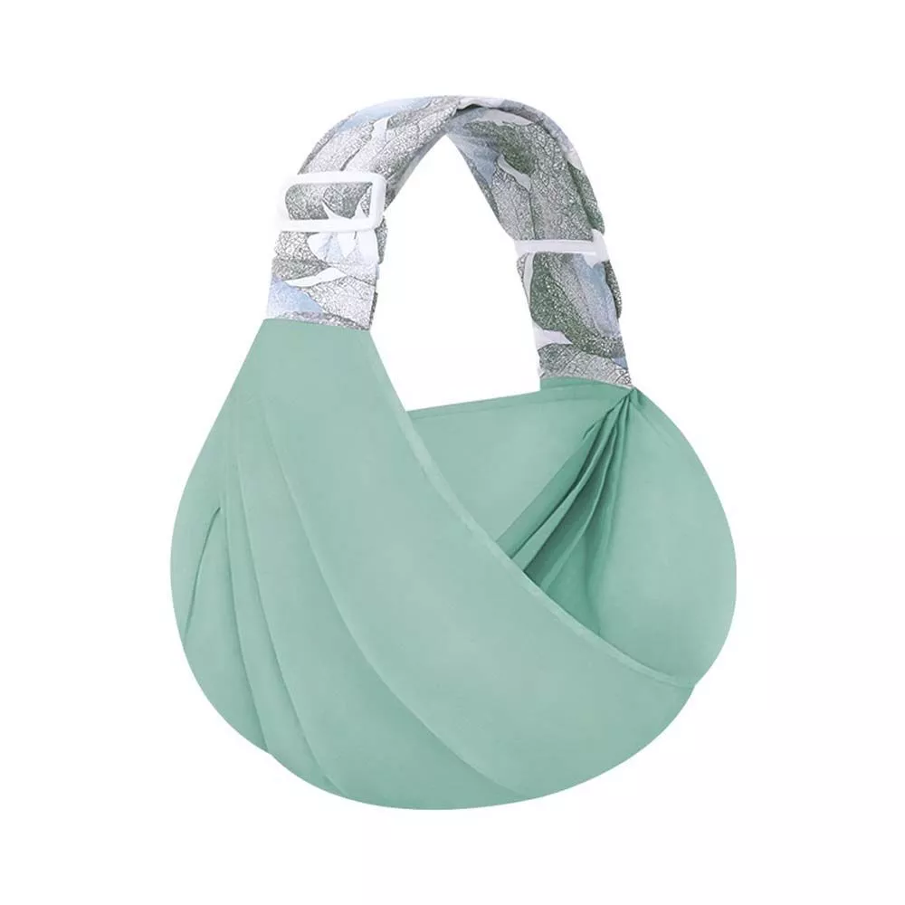 Portabebés Chrui suave y portátil para bebés de 0 a 24 meses (verde)