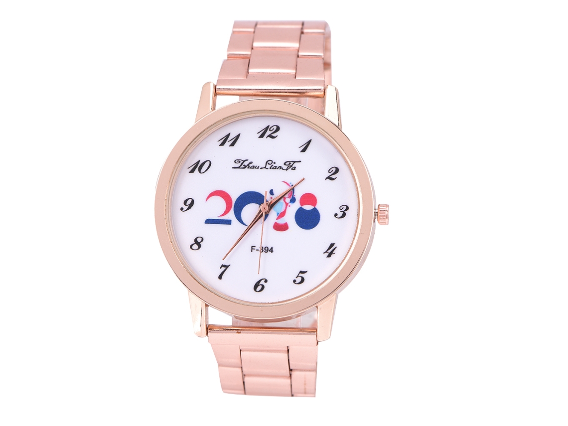 Reloj Analógico De Cuarzo Con Elegante Correa Informal De Aleación Para Hombre Y Mujer.