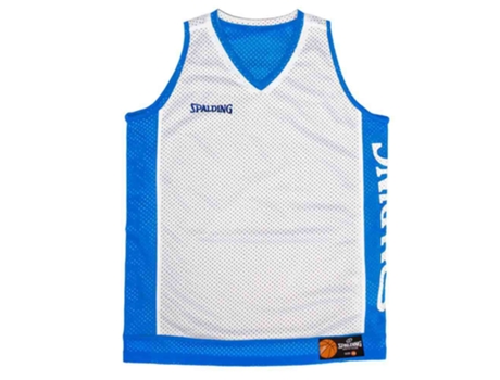 Camiseta sin Mangas de Hombre para Fútbol SPALDING Reversible Azul (2XL)