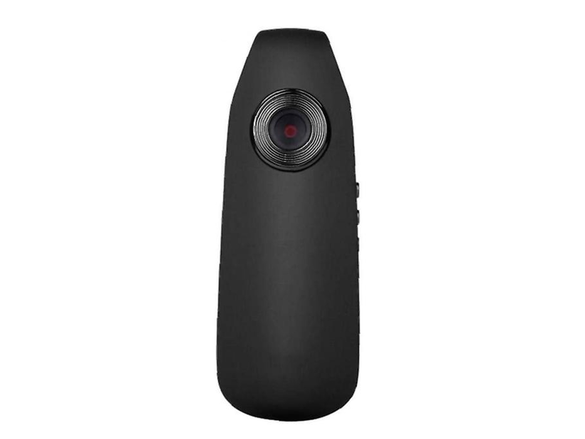 Mini cámara de vídeo portátil DVR 1080p con visión nocturna y grabación en bucle, color negro USHION