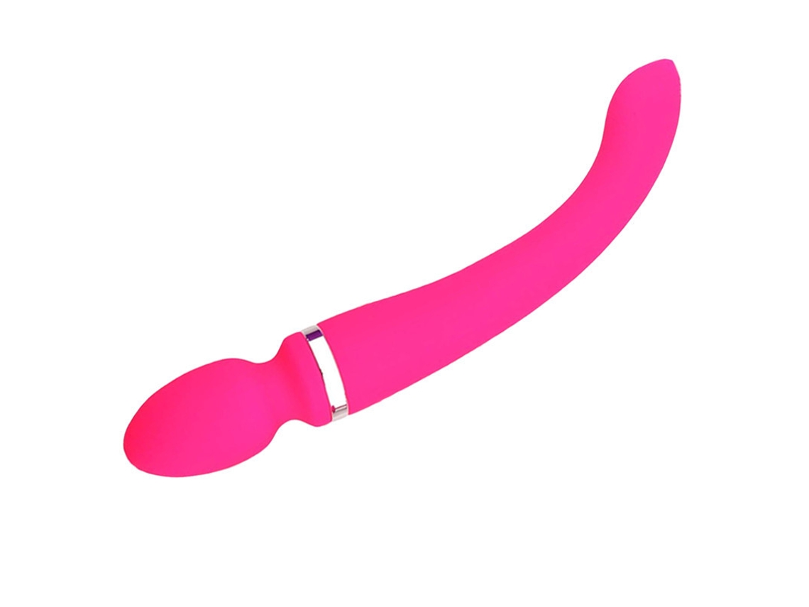 Vibrador Potente De Doble Cabezal De 10 Velocidades Para Mujer (rosa) Yizhood