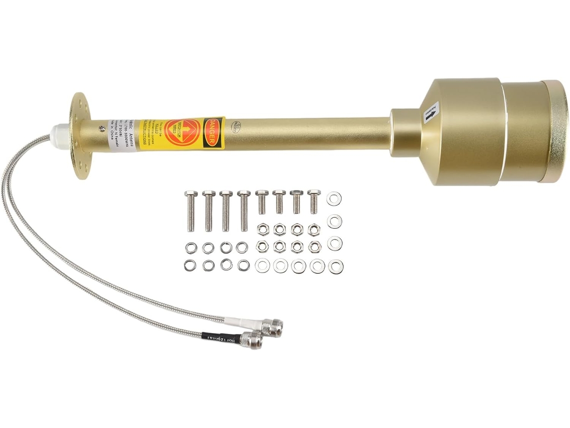 Antena De Doble Banda 5g 4g Gold Feed 1700 2700 Mhz 3300 3800 Mhz 30 Dbi