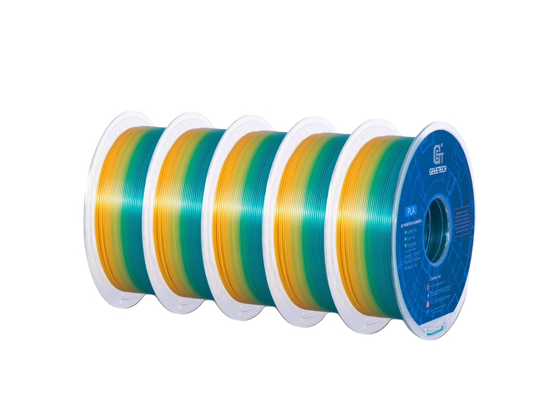 Filamento para impresora 3D, material PLA, compatibilidad versátil, degradado de color OEM