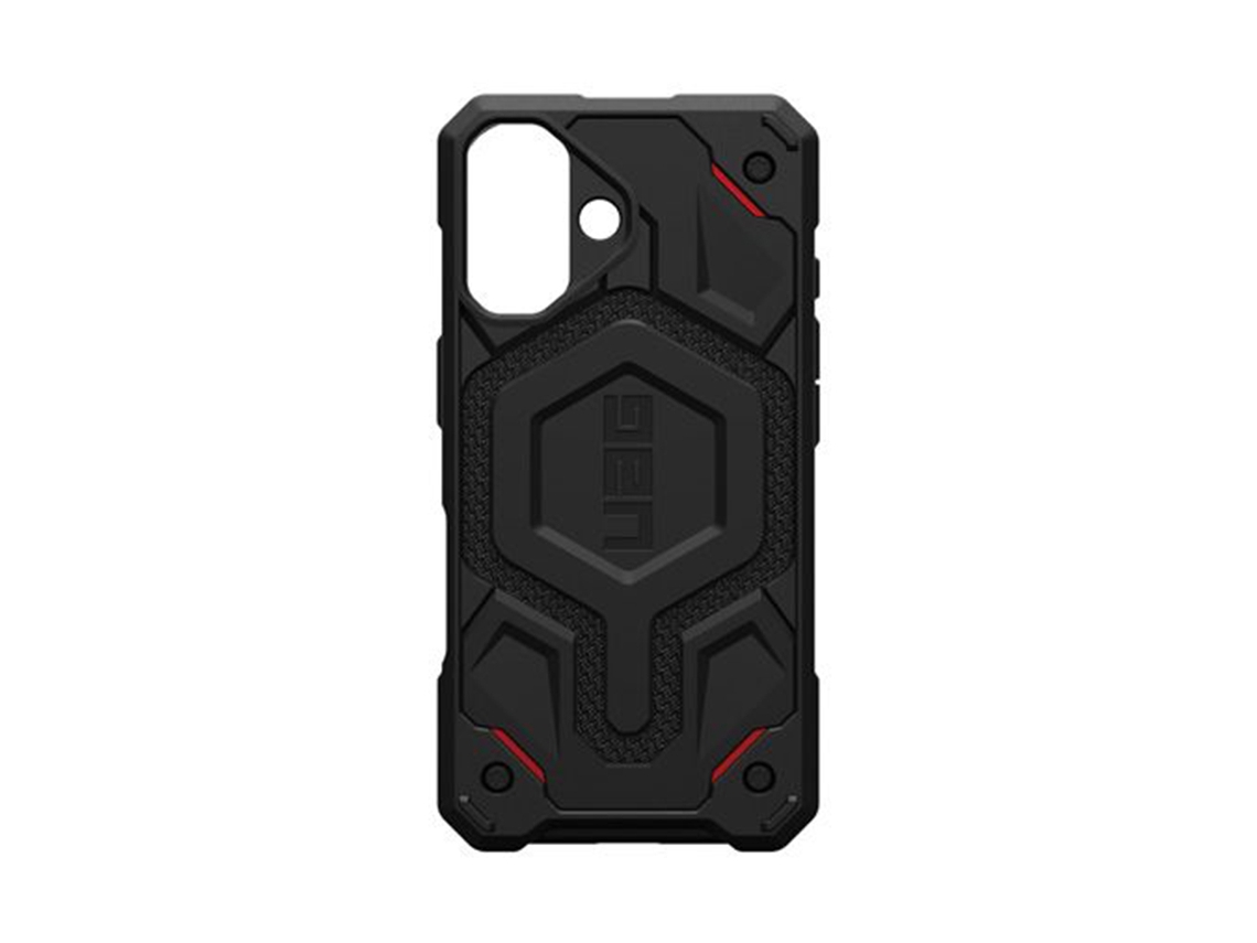 Funda Magsafe Antibacterial Collection Monarch para iPhone 16 UAG Acrílico Negro
