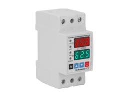 Protector De Sobrecarga Y Baja Tensión Ac220v 63a De Doble Display Con Retención Magnética Y Protección De Voltaje Y Corriente