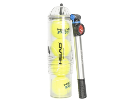 HEAD X4 PUMP Bomba de aire 27 cm Presurizador de pelotas de tenis y padel