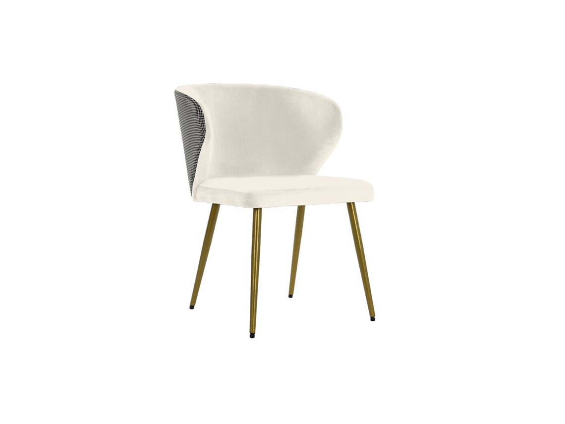 Silla Poliester Metal Blanco 58x58x78cm