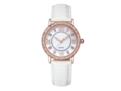Reloj De Cuarzo De Moda Para Mujer Wwoor Blanco