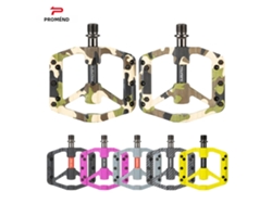 Pedal de bicicleta Promend ultraligero de nailon antideslizante con 3 rodamientos para MTB, carretera, BMX, plataforma plana y ancha.