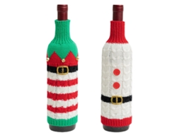 Fundas para botellas de vino: 2 paquetes de fundas creativas para botellas de vino RNEMITERY