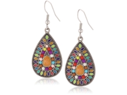 2026-aretes Colgantes Étnicos Bohemios Con Cuentas Coloridas Y Pendientes De Estilo Personalidad