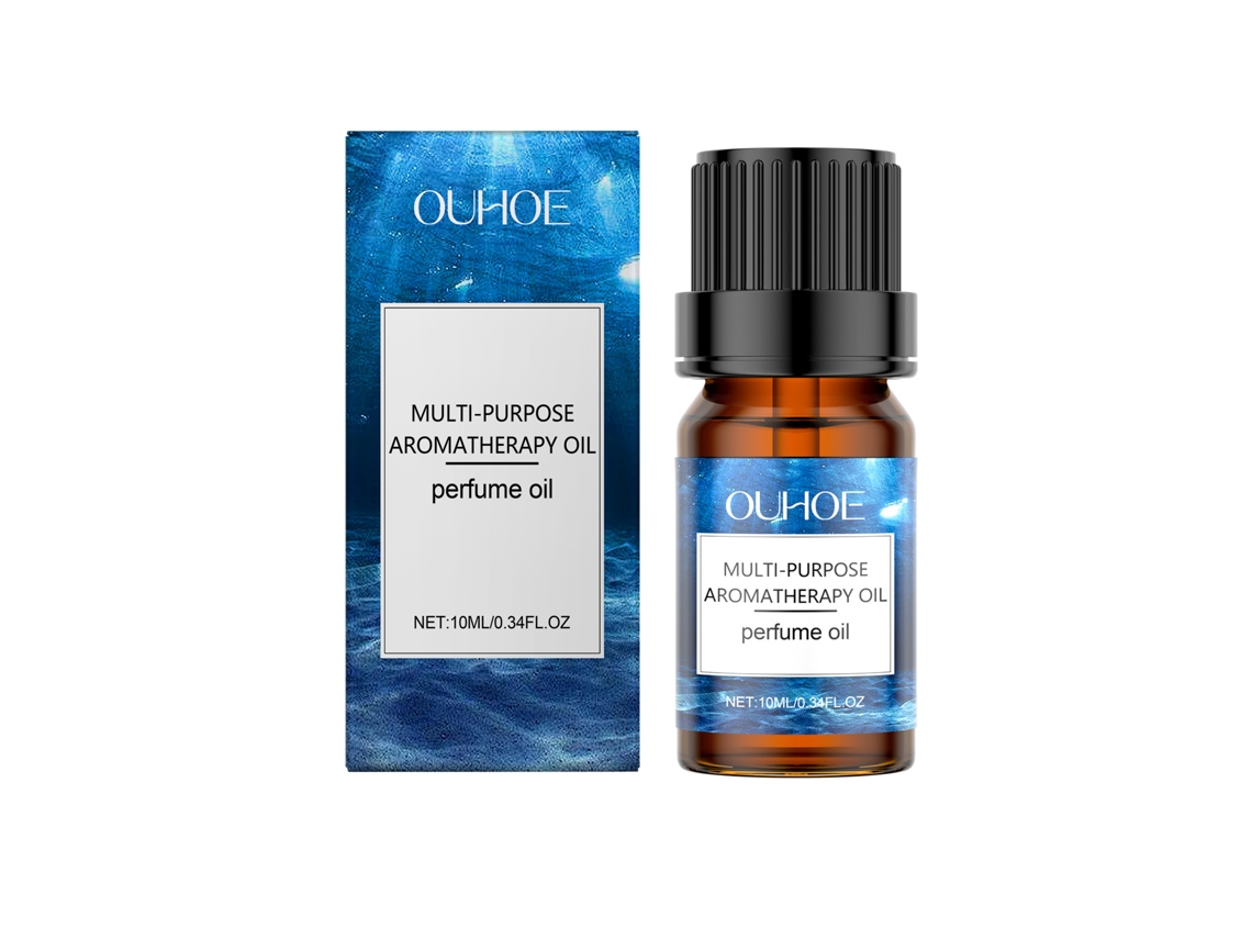 Aceite esencial para masajes con aromaterapia relajante.