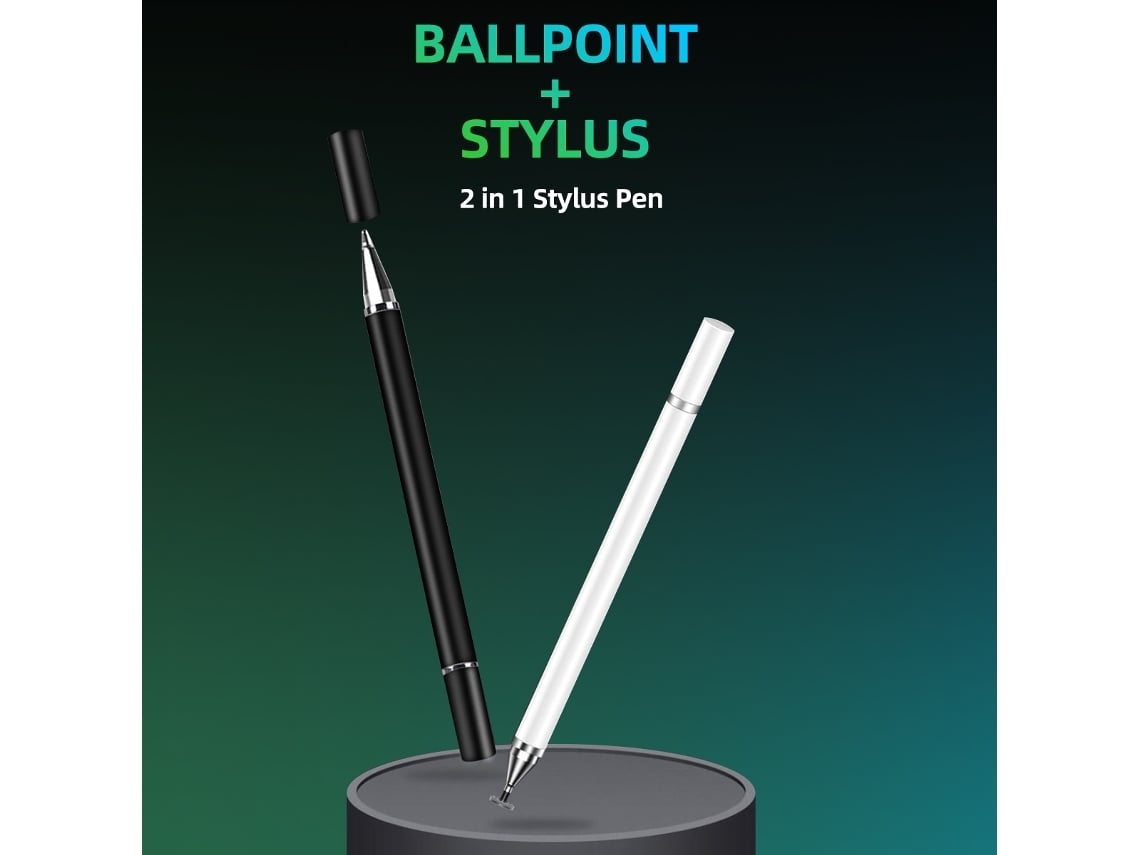 Universal Stylus Pen Negro Led Usb Portátil Hogar Oficina Compacto Duradero Viaje