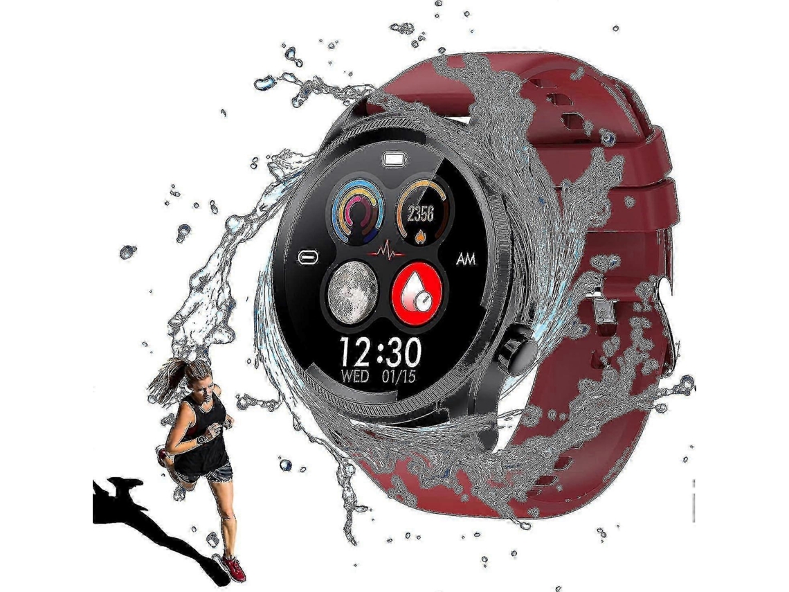 Reloj inteligente Geekran, prueba de glucosa en sangre no invasiva, monitor de actividad física resistente al agua IPX68, Ly Ebike
