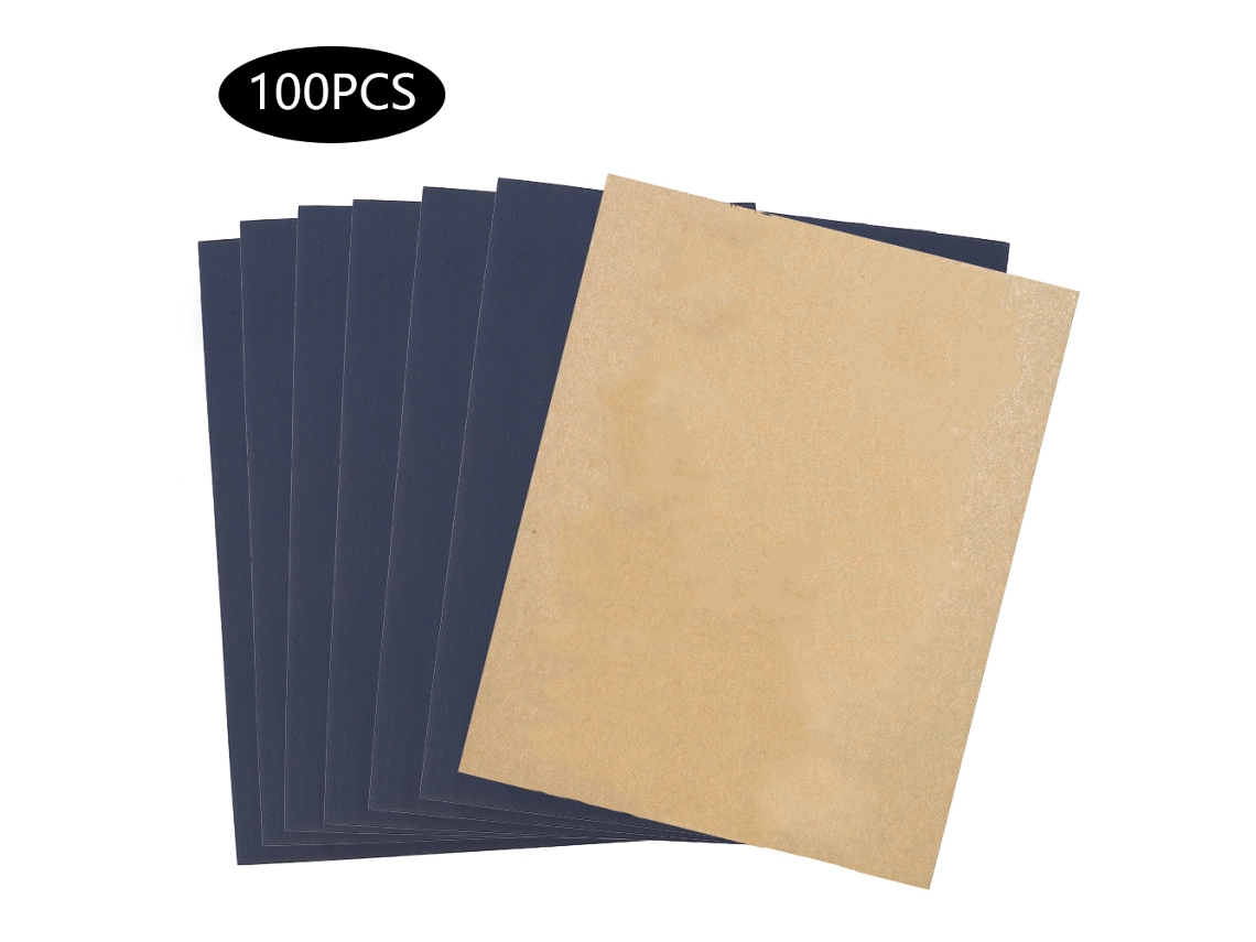 100 Hojas De Papel De Lija Impermeable P800 Para Uso En Seco Y Húmedo, Papel De Lija Abrasivo Para Madera, Metal Y Pintura.