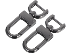 Clips metálicos para correas de bolsos con destornillador. Slowmoose