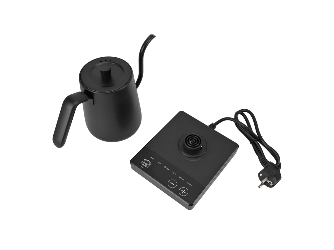 Hervidor Eléctrico De Cuello De Cisne Con 5 Ajustes De Temperatura Preestablecidos, 1000 W, 800 Ml Para Café Y Té.