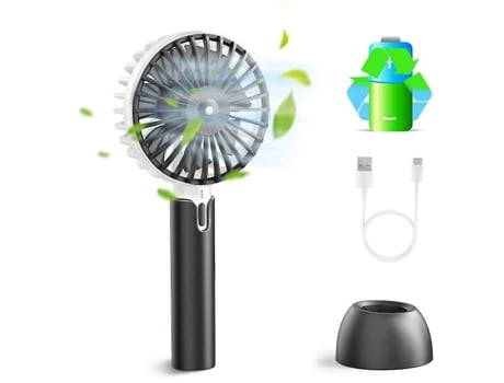 Ventilador portátil USB Mini ventilador portátil con batería Ricaricabile Da 2600 Mah Scrivania ventilador por BISBISOUS