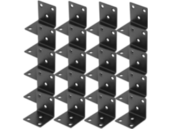 20 Escuadras De Acero Inoxidable Para Estantes Y Muebles.