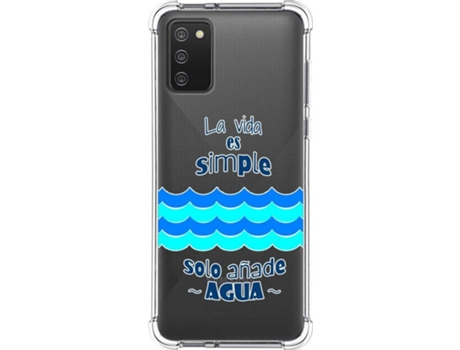Carcasa Samsung Galaxy A02s TUMUNDOSMARTPHONE Agua Multicolor
