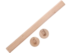 Barra Telescópica Colgar Diseño Horizontal 40 50 Soporte Multifuncional Madera Brida Armarios Hogar Hotel Ropa