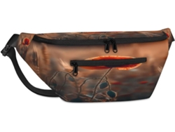 Bolso Hombro Unisex Espigas Trigo Amapolas Para Hombre Mujer Gran Capacidad Informal Bolso Pecho Viajes Dep