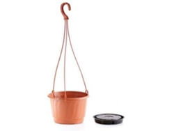 Maceta PROSPERPLAST para Pendurar Pro (Naranja - 21 x 21 x 13.5 cm)