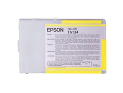 Cartucho de tinta original EPSON, T6134 110 ml, Amarillo, C13T613400