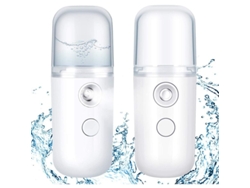 2 Unidades De Mister Facial Nano De 30 Ml, Mini Nebulizador Usb Portátil Para Hidratación De La Piel.